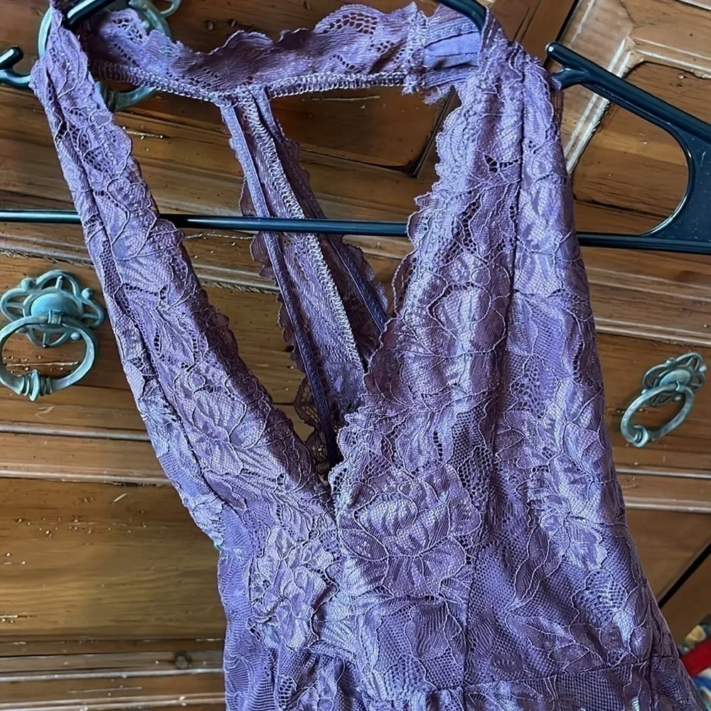 Free People Everyday Lace Bodysuit Size XS NWT